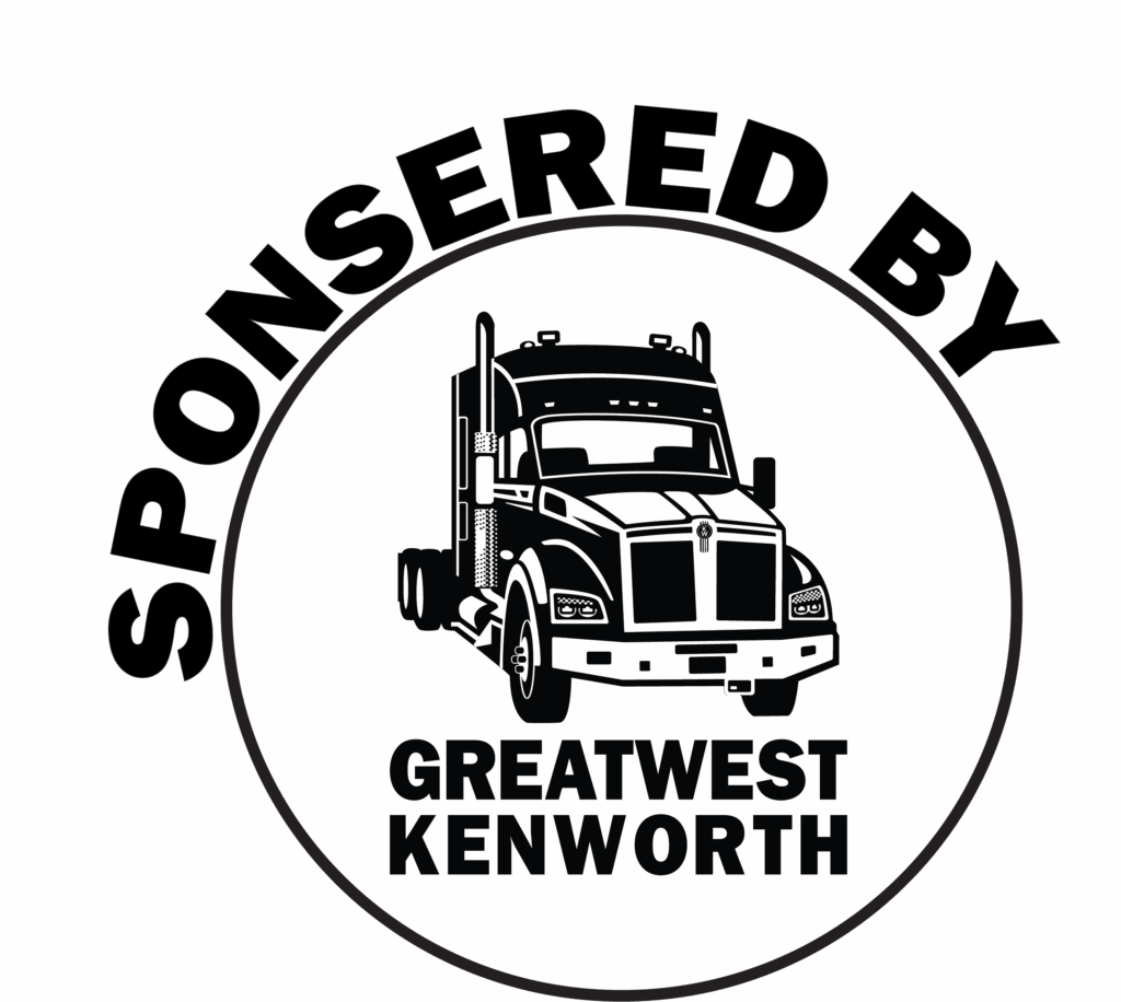 Sponsored By stacked logo with outline