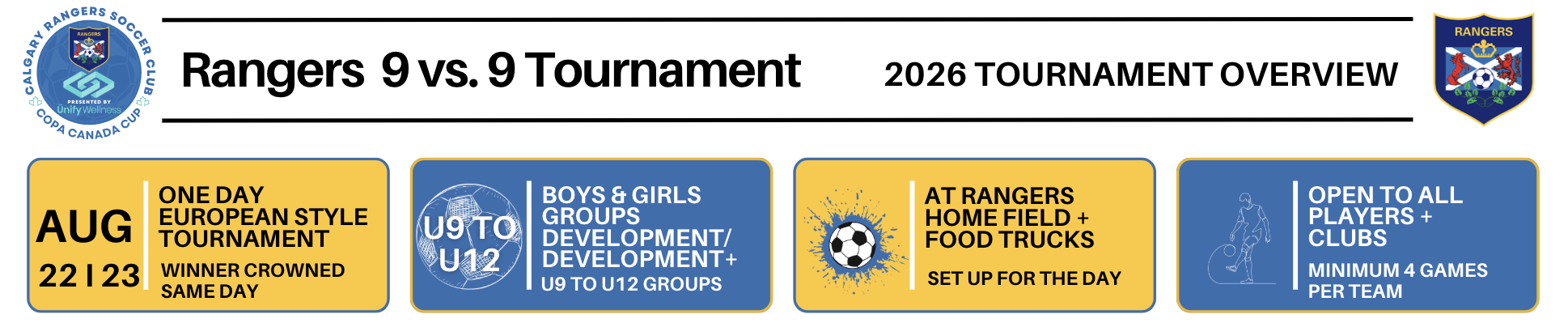 Calgary 9v9 soccer tournament Copa Canada Cup at Webber Academy Athletic Park